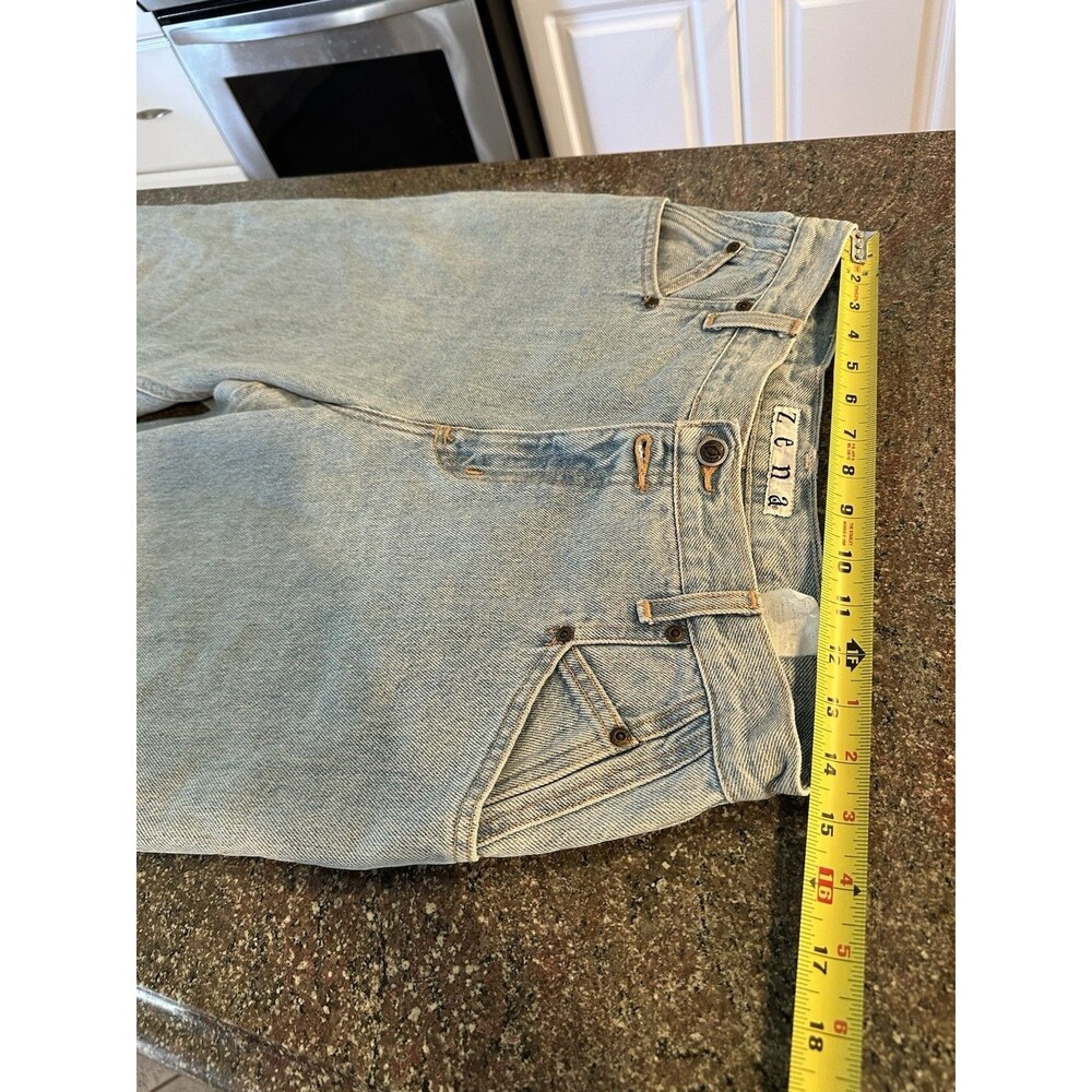 Vintage Y2K 90s Mom jeans  High Waisted Zena Jean Ultra Light Wash Size‎ 11/30 - Picture 11 of 15